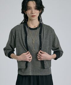 qualite / カリテ カーディガン・ボレロ | 【昨年大人気アイテム！新色追加】ラメニットカーディガン【予約】