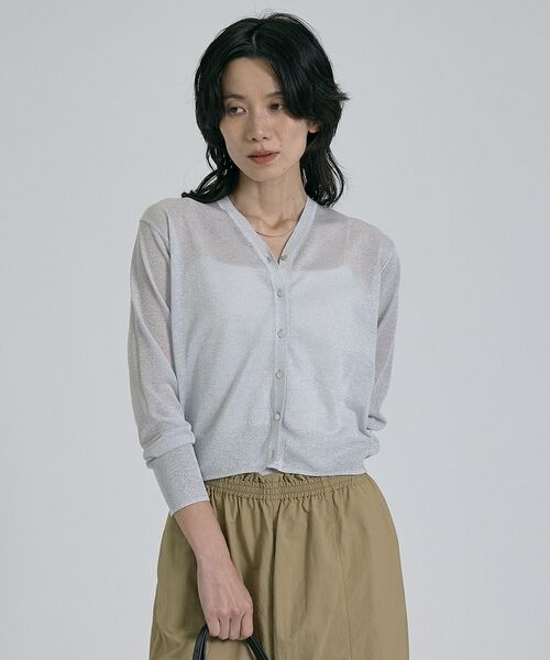 qualite / カリテ カーディガン・ボレロ | 【昨年大人気アイテム！新色追加】ラメニットカーディガン【予約】 | 詳細4