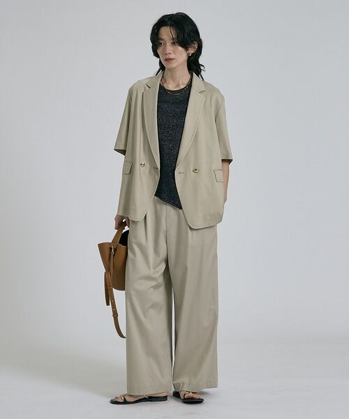 qualite / カリテ パンツ | 【接触冷感＆セットアップ対応】ライトデニムパンツ【予約】 | 詳細4