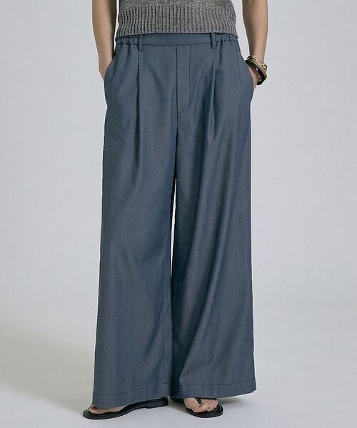 qualite / カリテ パンツ | 【接触冷感＆セットアップ対応】ライトデニムパンツ【予約】（インディゴ）