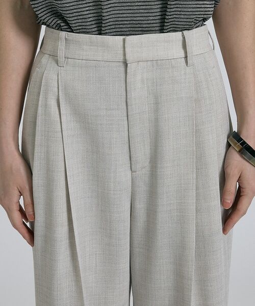 qualite / カリテ パンツ | 【セットアップ対応】メッシュ2タックストレードパンツ【予約】 | 詳細12