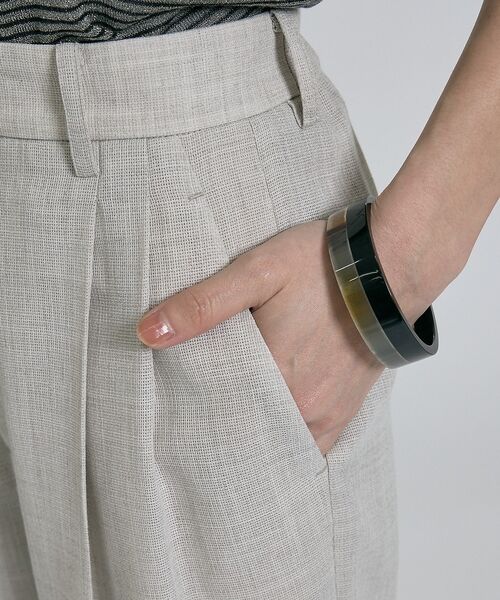 qualite / カリテ パンツ | 【セットアップ対応】メッシュ2タックストレードパンツ【予約】 | 詳細13