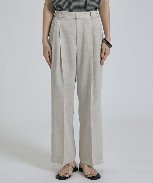 qualite / カリテ パンツ | 【セットアップ対応】メッシュ2タックストレードパンツ【予約】 | 詳細8