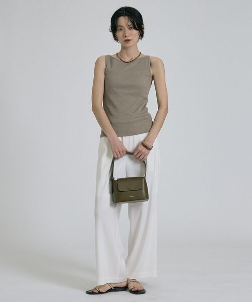 qualite / カリテ パンツ | 【ベストセラーアイテム！新色追加】リネンライクパンツ/セットアップ対応【予約】 | 詳細4