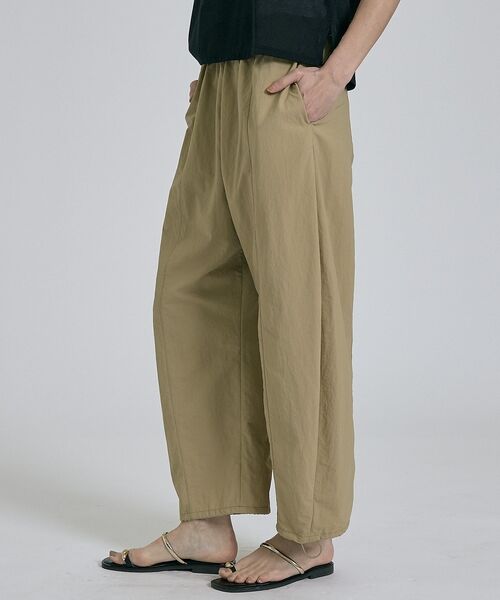 qualite / カリテ その他 | 【接触冷感＆透湿＆撥水＆UVカット】ナイロンタスランパラシュートパンツ/セットア | 詳細11