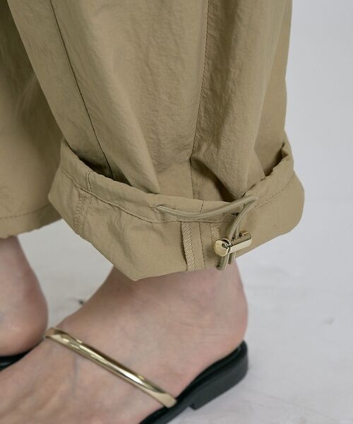 qualite / カリテ その他 | 【接触冷感＆透湿＆撥水＆UVカット】ナイロンタスランパラシュートパンツ/セットア | 詳細27