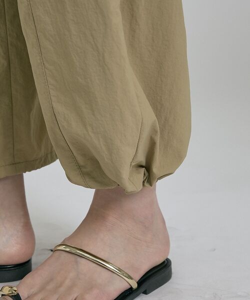 qualite / カリテ その他 | 【接触冷感＆透湿＆撥水＆UVカット】ナイロンタスランパラシュートパンツ/セットア | 詳細28