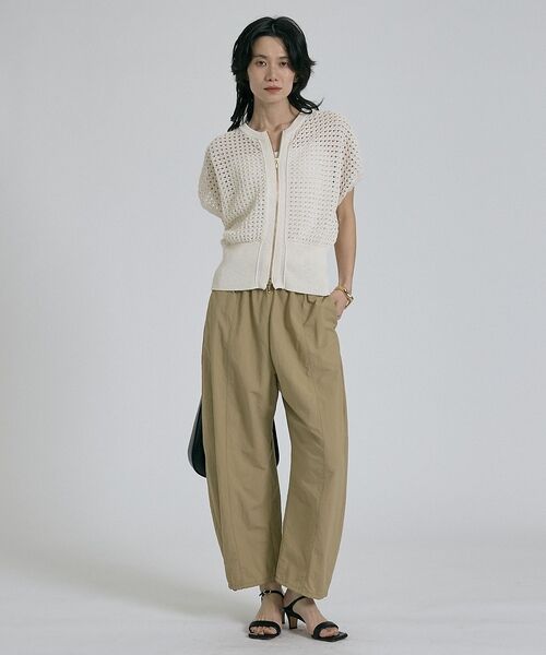 qualite / カリテ その他 | 【接触冷感＆透湿＆撥水＆UVカット】ナイロンタスランパラシュートパンツ/セットア | 詳細5