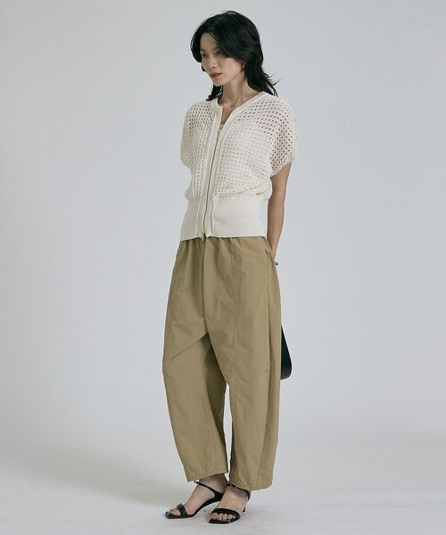 qualite / カリテ その他 | 【接触冷感＆透湿＆撥水＆UVカット】ナイロンタスランパラシュートパンツ/セットア | 詳細6