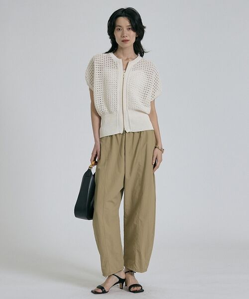 qualite / カリテ その他 | 【接触冷感＆透湿＆撥水＆UVカット】ナイロンタスランパラシュートパンツ/セットア | 詳細7