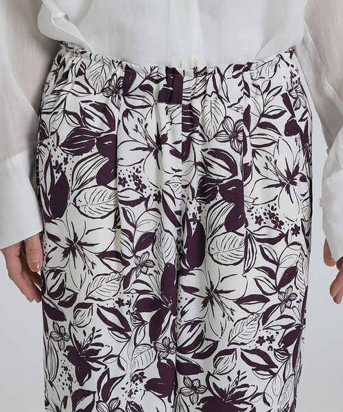 qualite / カリテ パンツ | 【大人のための柄パンツ】ボタニカルプリントパンツ | 詳細10