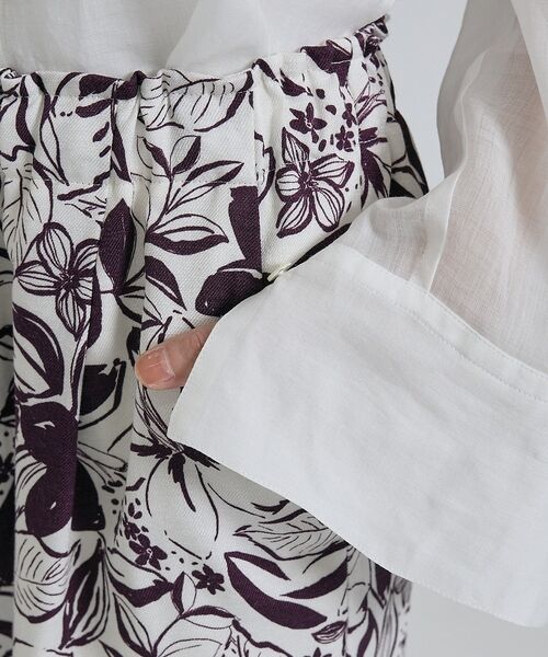 qualite / カリテ パンツ | 【大人のための柄パンツ】ボタニカルプリントパンツ | 詳細11