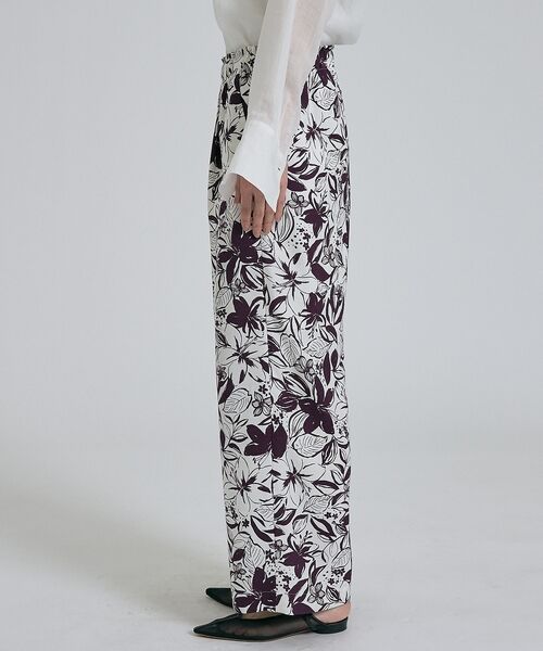 qualite / カリテ パンツ | 【大人のための柄パンツ】ボタニカルプリントパンツ | 詳細8