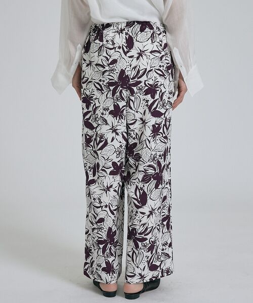 qualite / カリテ パンツ | 【大人のための柄パンツ】ボタニカルプリントパンツ | 詳細9