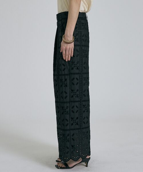 qualite / カリテ パンツ | 【セットアップ対応】エンブロイダリーワイドパンツ【予約】 | 詳細9