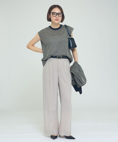 qualite / カリテ パンツ | 【セットアップ対応】シアーツイルパンツ【予約】 | 詳細2