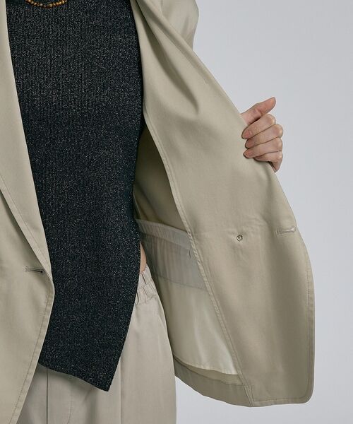 qualite / カリテ その他アウター | 【接触冷感＆セットアップ対応】ライトデニムハーフスリーブジャケット【予約】 | 詳細15