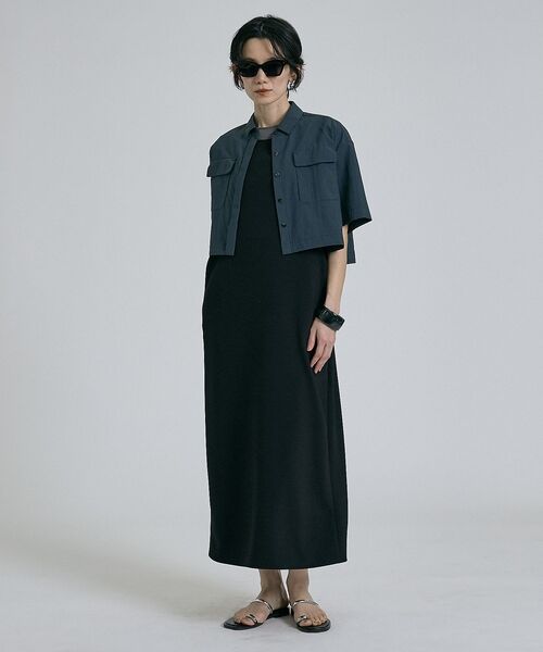 qualite / カリテ ワンピース | 【接触冷感・吸水速乾・UVカット・防シワ】3WAYジョーゼットアメスリワンピ【予 | 詳細16