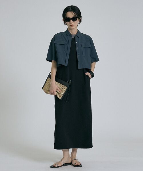 qualite / カリテ ワンピース | 【接触冷感・吸水速乾・UVカット・防シワ】3WAYジョーゼットアメスリワンピ【予 | 詳細3