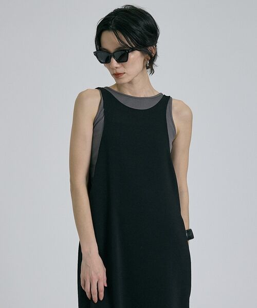 qualite / カリテ ワンピース | 【接触冷感・吸水速乾・UVカット・防シワ】3WAYジョーゼットアメスリワンピ【予 | 詳細6