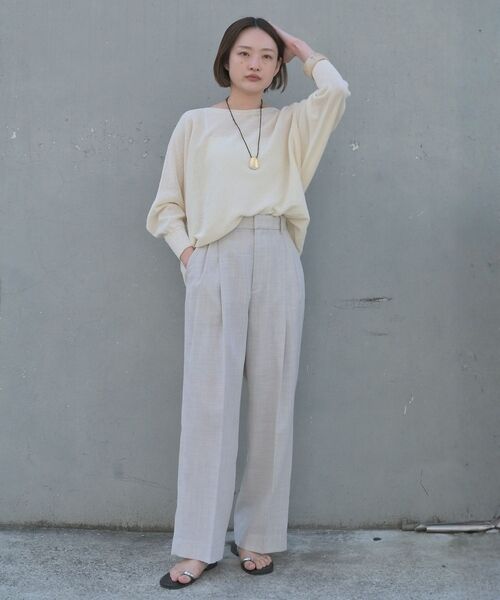 qualite / カリテ Tシャツ | 【大人気アイテムが進化して新登場！】camifine ニットプルオーバー【予約】 | 詳細1