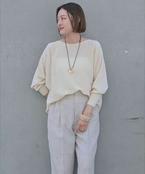 qualite / カリテ Tシャツ | 【大人気アイテムが進化して新登場！】camifine ニットプルオーバー | 詳細14