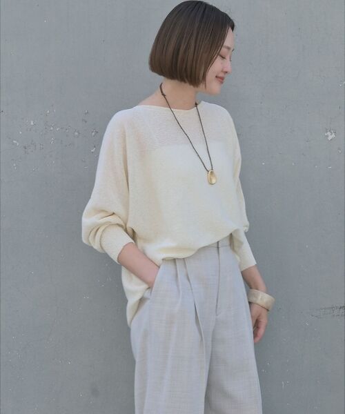 qualite / カリテ Tシャツ | 【大人気アイテムが進化して新登場！】camifine ニットプルオーバー | 詳細15