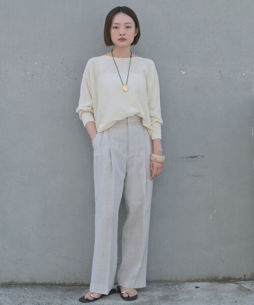 qualite / カリテ Tシャツ | 【大人気アイテムが進化して新登場！】camifine ニットプルオーバー【予約】 | 詳細3