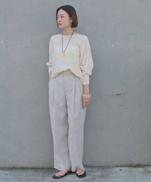 qualite / カリテ Tシャツ | 【大人気アイテムが進化して新登場！】camifine ニットプルオーバー【予約】 | 詳細4