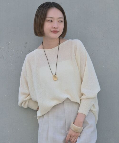 qualite / カリテ Tシャツ | 【大人気アイテムが進化して新登場！】camifine ニットプルオーバー【予約】 | 詳細5