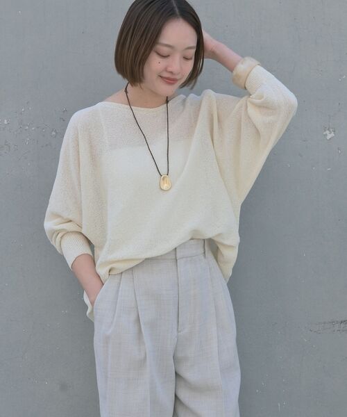 qualite / カリテ Tシャツ | 【大人気アイテムが進化して新登場！】camifine ニットプルオーバー【予約】 | 詳細6