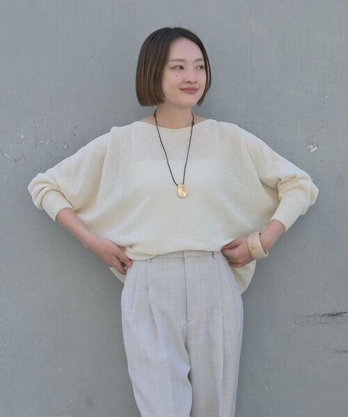 qualite / カリテ Tシャツ | 【大人気アイテムが進化して新登場！】camifine ニットプルオーバー【予約】 | 詳細7