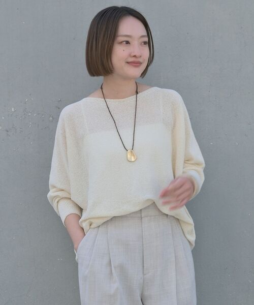 qualite / カリテ Tシャツ | 【大人気アイテムが進化して新登場！】camifine ニットプルオーバー【予約】 | 詳細8