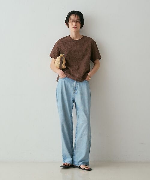 qualite / カリテ シャツ・ブラウス | 【セットアップ対応】シアーギンガムブラウス【予約】 | 詳細28