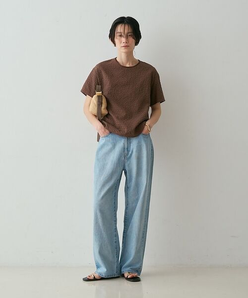 qualite / カリテ シャツ・ブラウス | 【セットアップ対応】シアーギンガムブラウス【予約】 | 詳細29