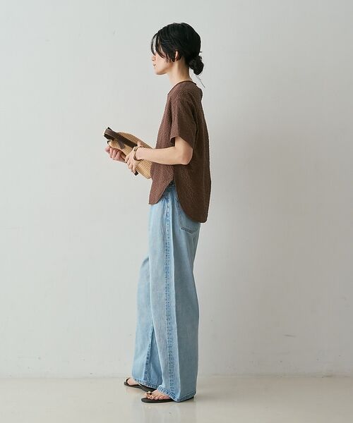 qualite / カリテ シャツ・ブラウス | 【セットアップ対応】シアーギンガムブラウス【予約】 | 詳細30