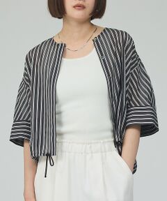 qualite / カリテ シャツ・ブラウス | 【シルエット調整可能】フォルムドロストブラウス【予約】