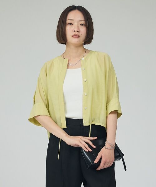 qualite / カリテ シャツ・ブラウス | 【シルエット調整可能】フォルムドロストブラウス【予約】 | 詳細4