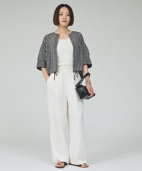 qualite / カリテ シャツ・ブラウス | 【シルエット調整可能】フォルムドロストブラウス【予約】 | 詳細6