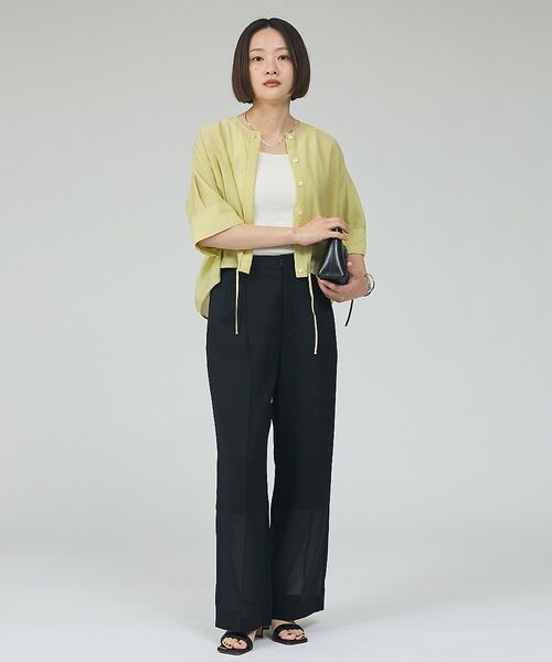 qualite / カリテ シャツ・ブラウス | 【シルエット調整可能】フォルムドロストブラウス【予約】 | 詳細16