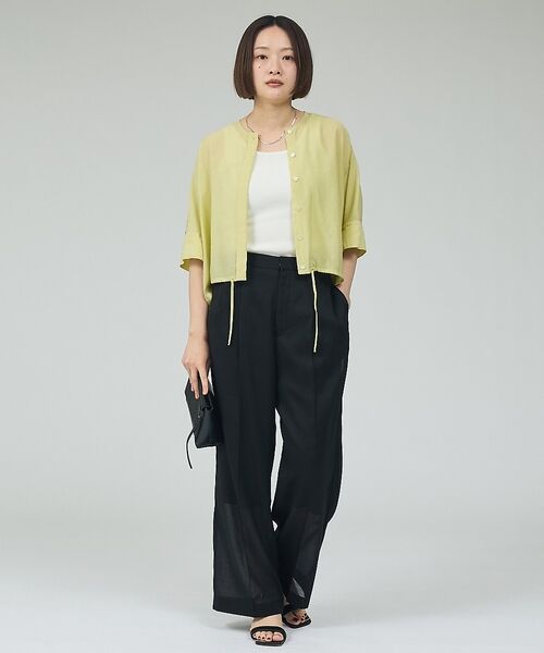 qualite / カリテ シャツ・ブラウス | 【シルエット調整可能】フォルムドロストブラウス【予約】 | 詳細18