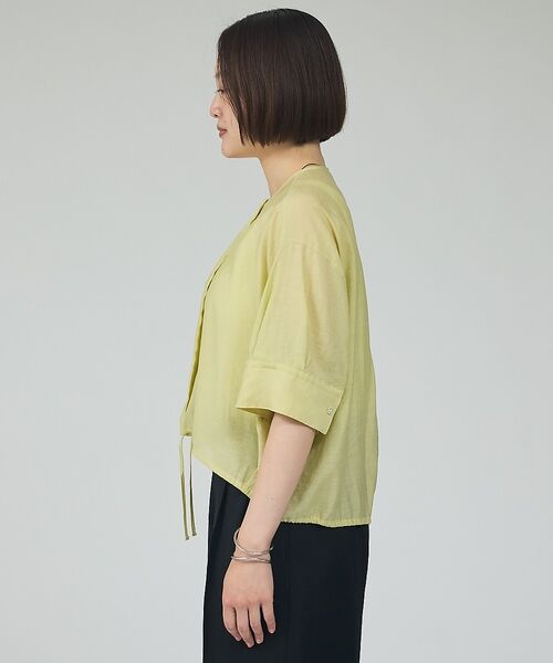 qualite / カリテ シャツ・ブラウス | 【シルエット調整可能】フォルムドロストブラウス【予約】 | 詳細21