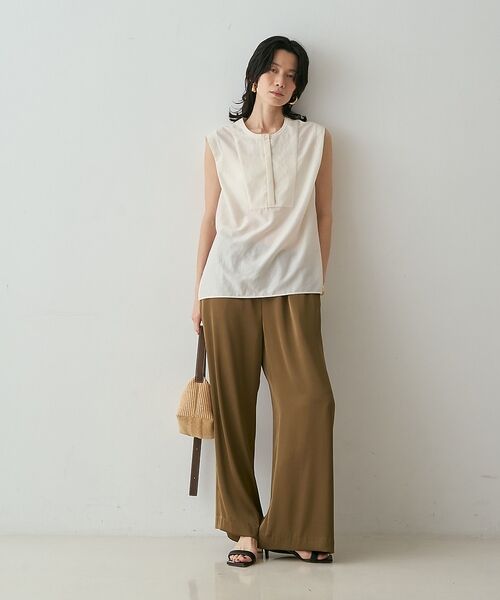 qualite / カリテ シャツ・ブラウス | シルキーローンブラウス【予約】 | 詳細1