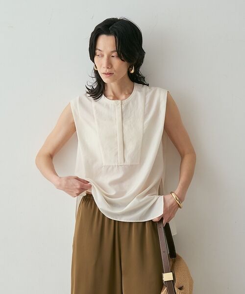 qualite / カリテ シャツ・ブラウス | シルキーローンブラウス【予約】 | 詳細12