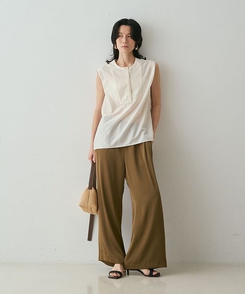 qualite / カリテ シャツ・ブラウス | シルキーローンブラウス【予約】 | 詳細2