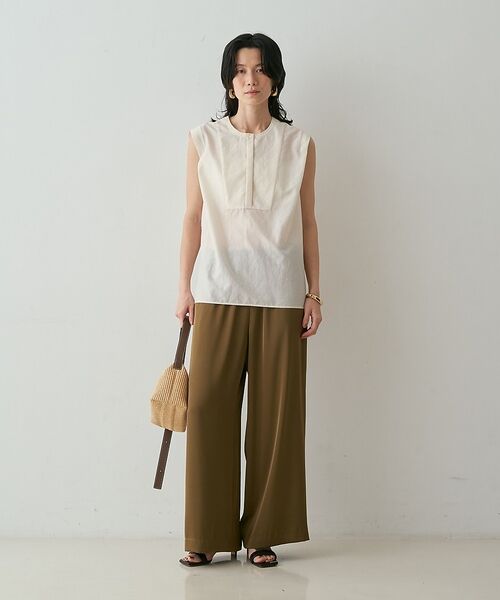 qualite / カリテ シャツ・ブラウス | シルキーローンブラウス【予約】 | 詳細3