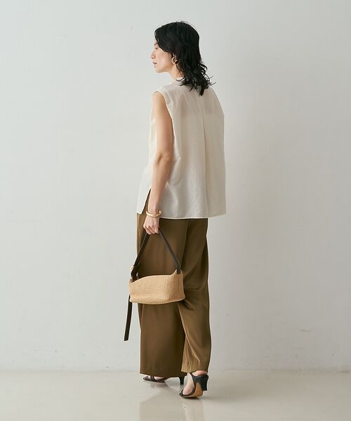 qualite / カリテ シャツ・ブラウス | シルキーローンブラウス【予約】 | 詳細5