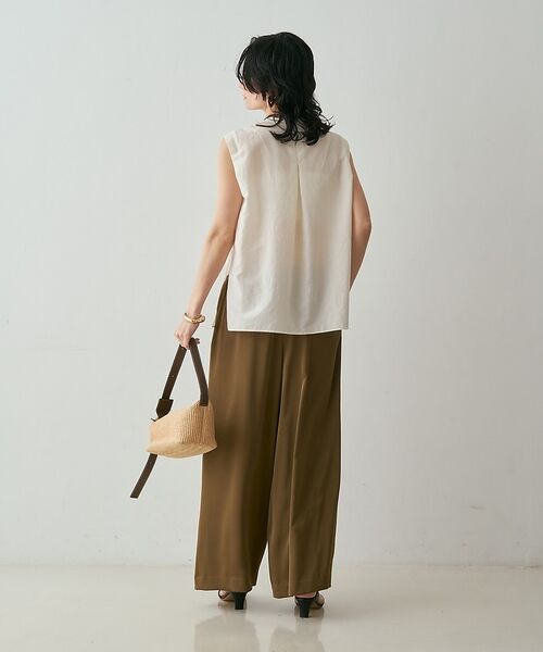 qualite / カリテ シャツ・ブラウス | シルキーローンブラウス【予約】 | 詳細9