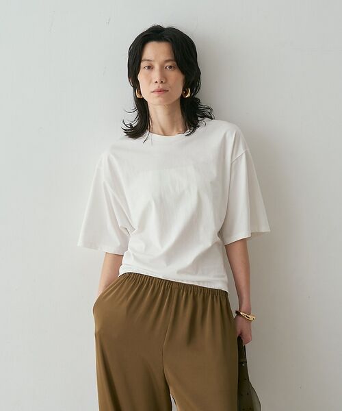 qualite / カリテ Tシャツ | 【接触冷感】プレミアム天竺ドルマンTシャツ【予約】 | 詳細12