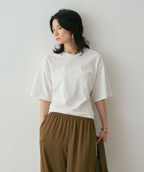 qualite / カリテ Tシャツ | 【接触冷感】プレミアム天竺ドルマンTシャツ【予約】 | 詳細14
